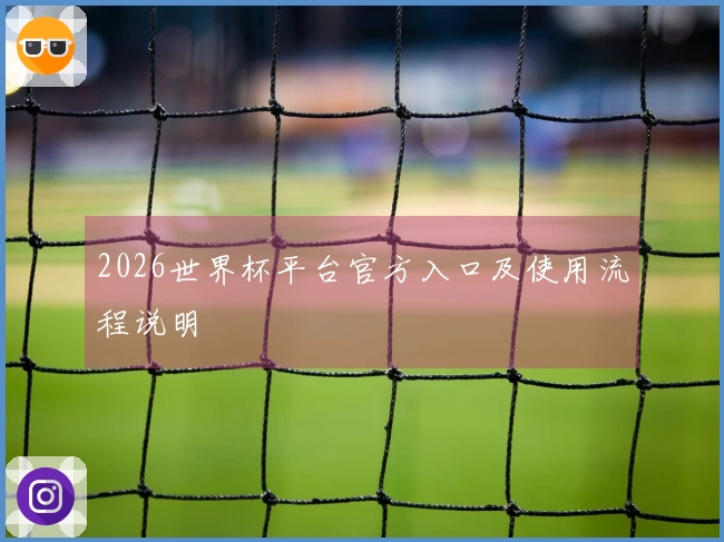 2026世界杯平台官方入口及使用流程说明